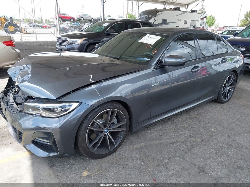 2019 BMW 3er VIN WBA5R1C5XKFH15540 IAAI salvage auction — FRONT END, Salvage Title, sold $8,200 on 2026-08-25 (photo 2)