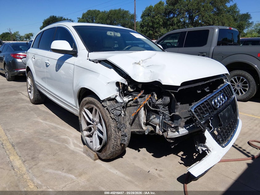 2014 Audi Q7 VIN WA1LMAFE2ED008265 IAAI salvage auction — RIGHT SIDE, Salvage (Texas), sold $525 on 2026-07-28 (photo 1)