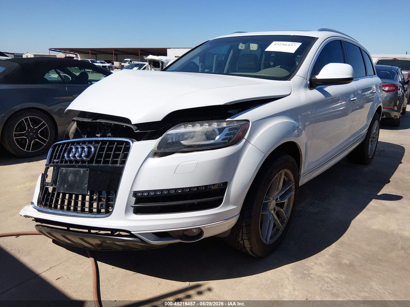 2014 Audi Q7 VIN WA1LMAFE2ED008265 IAAI salvage auction — RIGHT SIDE, Salvage (Texas), sold $525 on 2026-07-28 (photo 2)