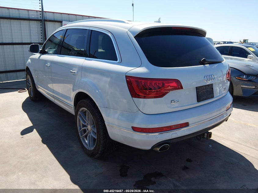 2014 Audi Q7 VIN WA1LMAFE2ED008265 IAAI salvage auction — RIGHT SIDE, Salvage (Texas), sold $525 on 2026-07-28 (photo 3)