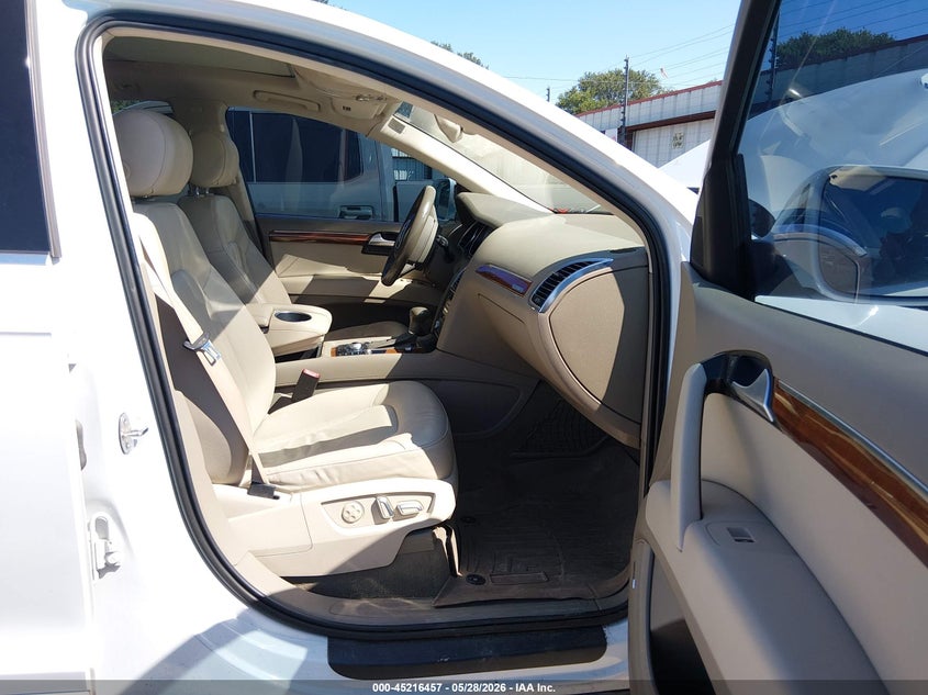 2014 Audi Q7 VIN WA1LMAFE2ED008265 IAAI salvage auction — RIGHT SIDE, Salvage (Texas), sold $525 on 2026-07-28 (photo 5)