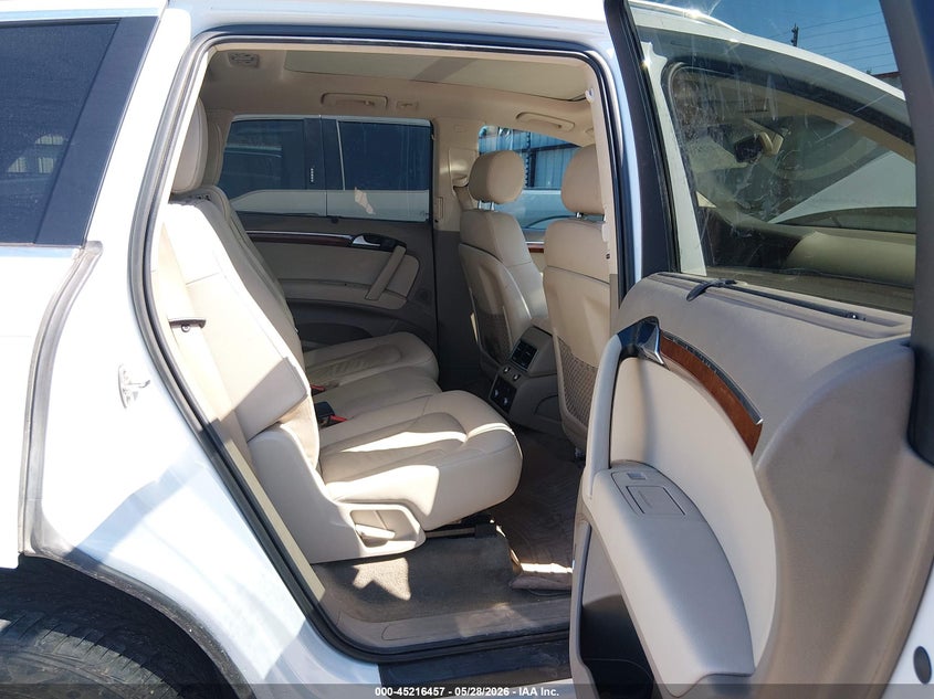 2014 Audi Q7 VIN WA1LMAFE2ED008265 IAAI salvage auction — RIGHT SIDE, Salvage (Texas), sold $525 on 2026-07-28 (photo 8)