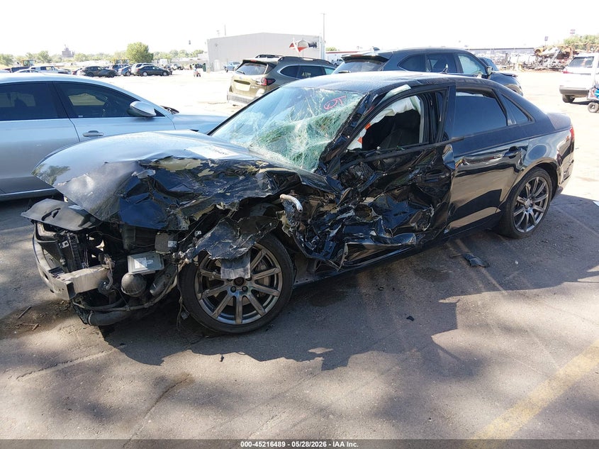 2017 Audi A4 VIN WAUGNAF48HN059079 IAAI salvage auction — LEFT FRONT, Salvage Title, sold $350 on 2026-07-09 (photo 2)
