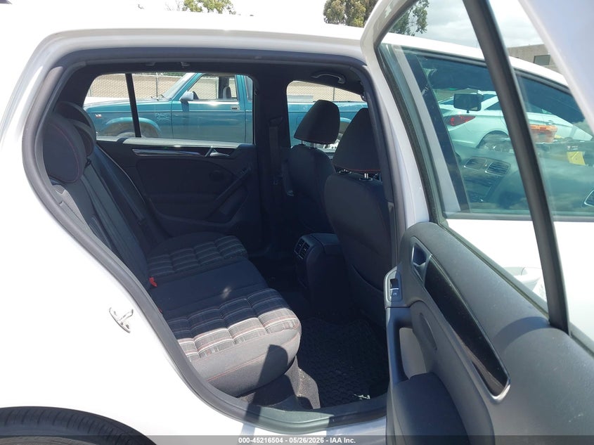 2013 Volkswagen Gti VIN WVWHD7AJ7DW122347 IAAI salvage auction — LEFT REAR, Salvage Title, sold $2,550 on 2026-07-06 (photo 8)