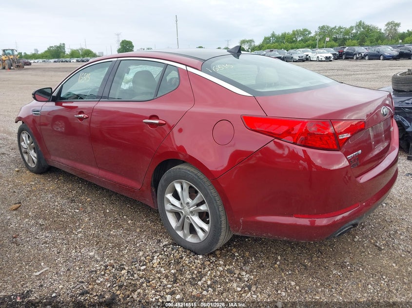 2013 Kia Optima VIN 5XXGN4A78DG142510 IAAI salvage auction — FRONT END, Salvage Title, sold $375 on 2026-07-15 (photo 3)