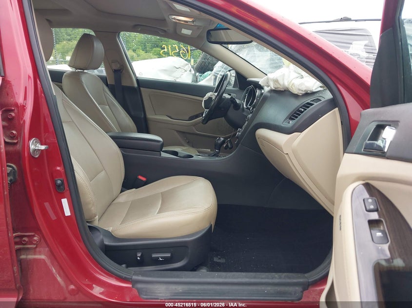 2013 Kia Optima VIN 5XXGN4A78DG142510 IAAI salvage auction — FRONT END, Salvage Title, sold $375 on 2026-07-15 (photo 5)