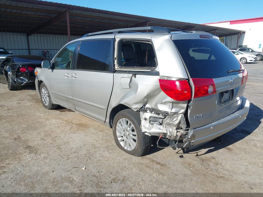 2010 Toyota Sienna VIN 5TDYK4CC4AS318843 IAAI salvage auction — FRONT END, Salvage (California), sold $1,150 on 2026-07-09 (photo 3)