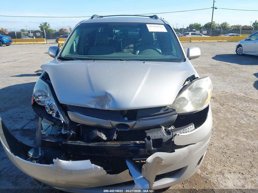 2010 Toyota Sienna VIN 5TDYK4CC4AS318843 IAAI salvage auction — FRONT END, Salvage (California), sold $1,150 on 2026-07-09 (photo 6)