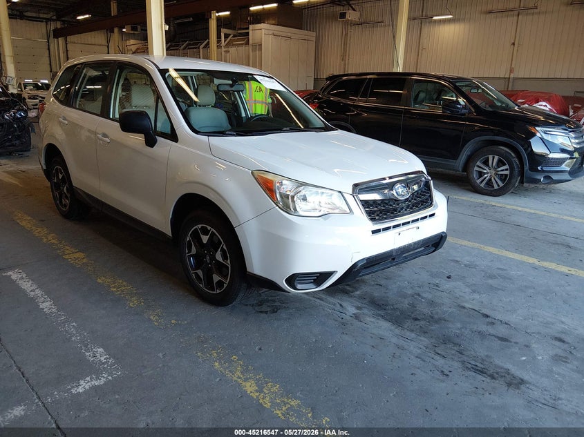 2014 Subaru Forester VIN JF2SJAAC0EH428066 IAAI salvage auction — LEFT FRONT, Salvage Title, sold $1,750 on 2026-07-30 (photo 1)