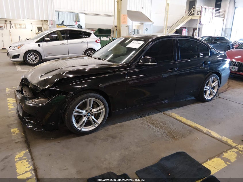 2015 BMW 3er VIN WBA3A9C53FKW74191 IAAI salvage auction — FRONT END, Salvage (Oregon), sold $6,400 on 2026-08-07 (photo 2)