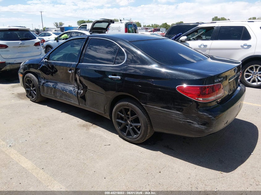 2005 Lexus ES VIN JTHBA30G650023888 IAAI salvage auction — LEFT SIDE, Salvage (Utah), sold $400 on 2026-07-09 (photo 3)