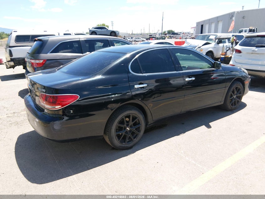 2005 Lexus ES VIN JTHBA30G650023888 IAAI salvage auction — LEFT SIDE, Salvage (Utah), sold $400 on 2026-07-09 (photo 4)