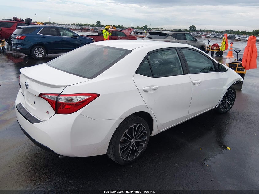 2016 Toyota Corolla VIN 5YFBURHE2GP479877 IAAI salvage auction — RIGHT FRONT, Salvage (Illinois), sold $2,350 on 2026-07-28 (photo 4)