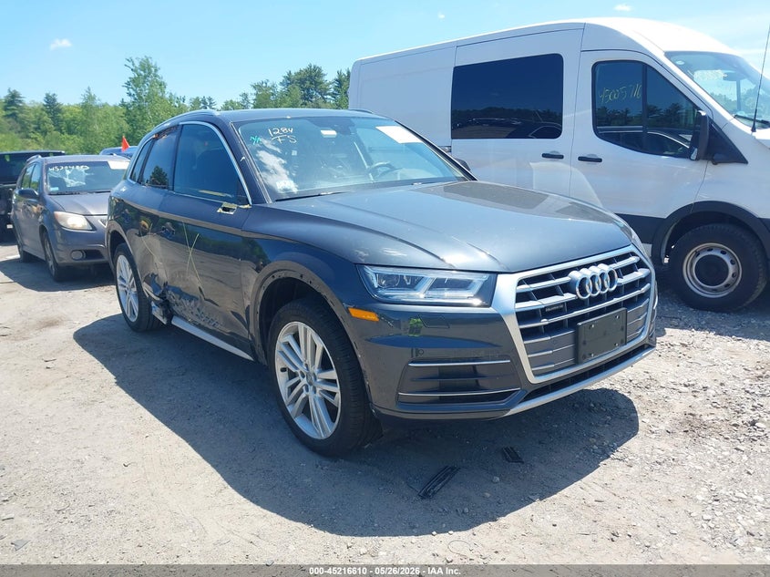 2018 Audi Q5 VIN WA1BNAFY8J2210522 IAAI salvage auction — RIGHT SIDE, Salvage (Massachusetts), sold $6,200 on 2026-07-24 (photo 1)