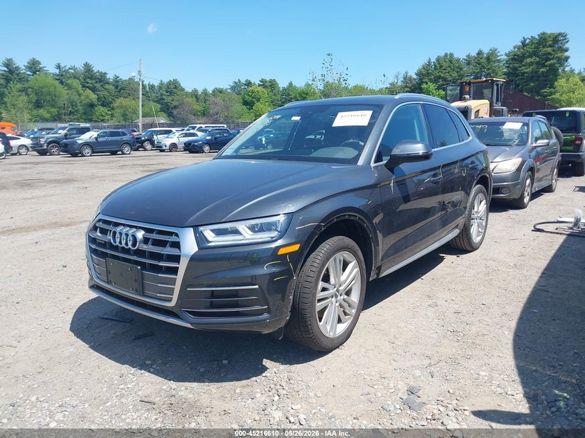 2018 Audi Q5 VIN WA1BNAFY8J2210522 IAAI salvage auction — RIGHT SIDE, Salvage (Massachusetts), sold $6,200 on 2026-07-24 (photo 2)