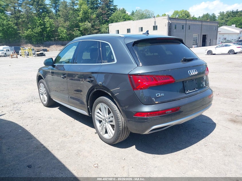 2018 Audi Q5 VIN WA1BNAFY8J2210522 IAAI salvage auction — RIGHT SIDE, Salvage (Massachusetts), sold $6,200 on 2026-07-24 (photo 3)