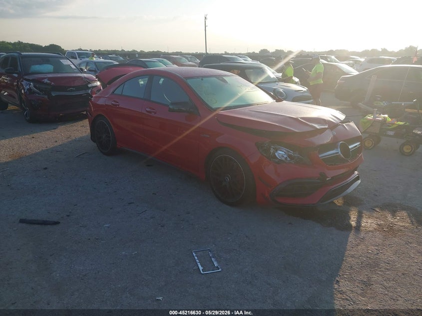 2018 Mercedes-benz VIN WDDSJ5CB9JN677784 IAAI salvage auction — REAR END, Salvage (Texas), sold $25 on 2026-07-21 (photo 1)