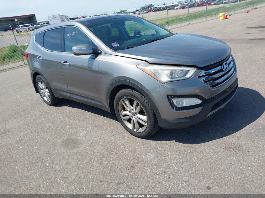 2013 Hyundai Santa fe VIN 5XYZW3LA2DG067002 IAAI salvage auction — REAR END, Prior Salvage (Minnesota), sold $1,500 on 2026-07-27 (photo 1)