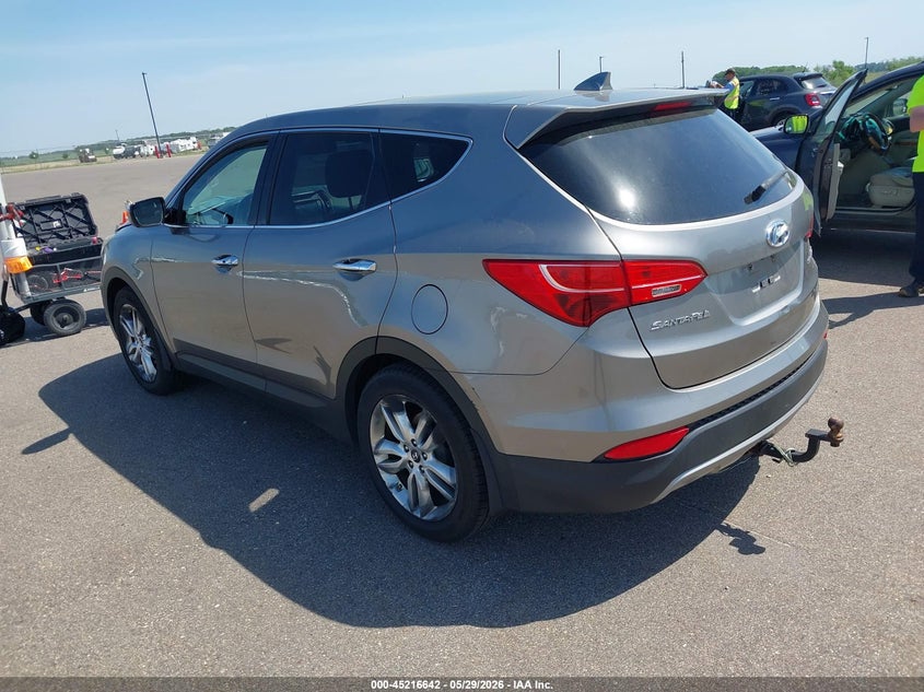 2013 Hyundai Santa fe VIN 5XYZW3LA2DG067002 IAAI salvage auction — REAR END, Prior Salvage (Minnesota), sold $1,500 on 2026-07-27 (photo 3)