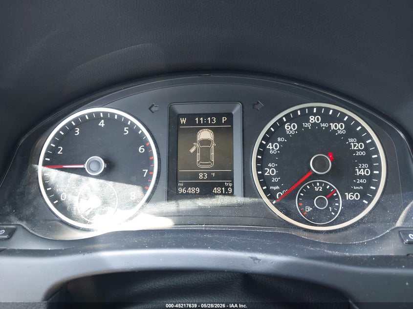 2014 Volkswagen Tiguan VIN WVGAV3AX8EW525388 IAAI salvage auction — HAIL, Salvage Title, sold $3,150 on 2026-08-11 (photo 7)