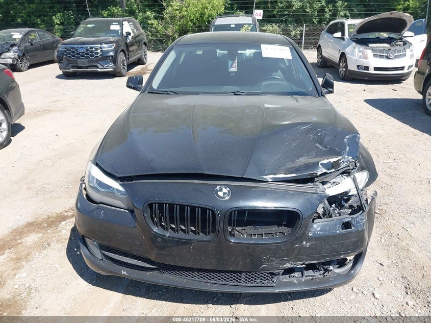 2013 BMW 5 series VIN WBAFU7C58DDU77186 IAAI salvage auction — FRONT END, Clear (Indiana), sold $1,050 on 2026-07-22 (photo 6)