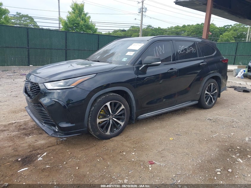 2021 Toyota Highlander VIN 5TDJZRBH4MS111882 IAAI salvage auction — THEFT, Salvage Title, sold $14,200 on 2026-07-25 (photo 2)