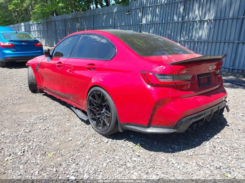 2025 BMW M3 VIN WBS33HJ0XSFU24098 IAAI salvage auction — FRONT END, Salvage (New Jersey), sold $46,650 on 2026-07-30 (photo 3)