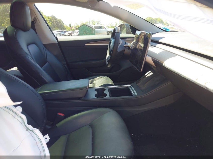 2021 Tesla Model 3 VIN 5YJ3E1EB5MF979195 IAAI salvage auction — RIGHT SIDE, Mv-907A (New York), sold $3,350 on 2026-07-11 (photo 5)
