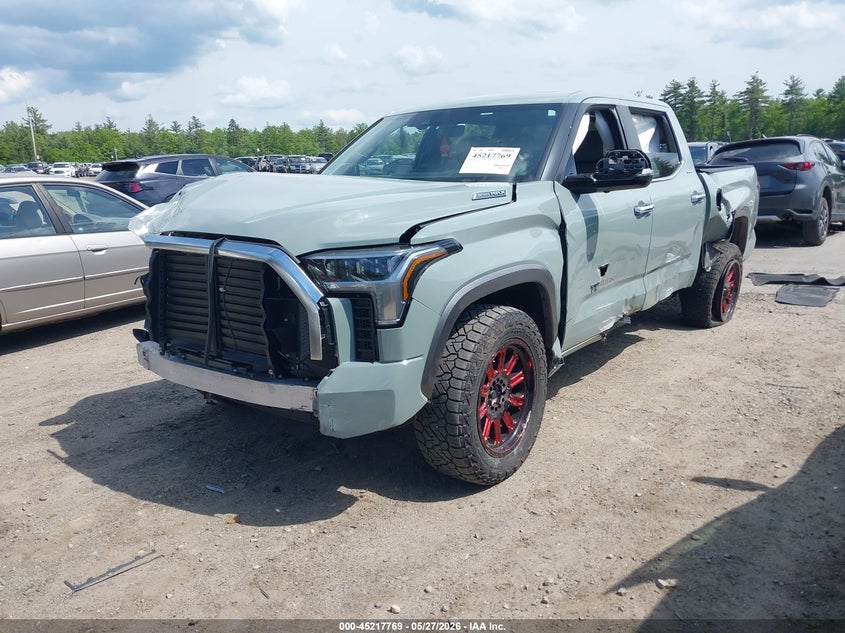 2025 Toyota Tundra VIN 5TFJC5DBXSX093964 IAAI salvage auction — FRONT END, Salvage Title, sold $17,600 on 2026-07-27 (photo 2)