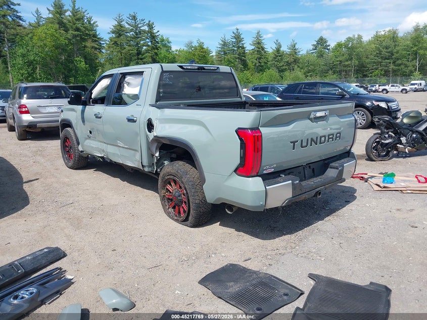 2025 Toyota Tundra VIN 5TFJC5DBXSX093964 IAAI salvage auction — FRONT END, Salvage Title, sold $17,600 on 2026-07-27 (photo 3)
