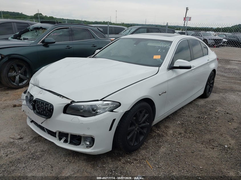 2016 BMW 5er VIN WBA5B1C54GG554217 IAAI salvage auction — FRONT END, Salvage Title, sold $2,050 on 2026-07-21 (photo 2)