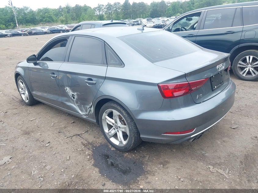 2017 Audi A3 VIN WAUAUGFF9H1026306 IAAI salvage auction — LEFT SIDE, Salvage Title, sold $3,500 on 2026-07-14 (photo 3)
