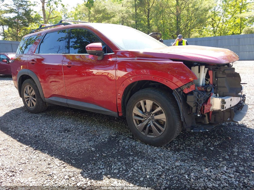 2022 Nissan Pathfinder VIN 5N1DR3BD9NC210803 IAAI salvage auction — FRONT END, Salvage Title, sold $7,700 on 2026-07-22 (photo 1)