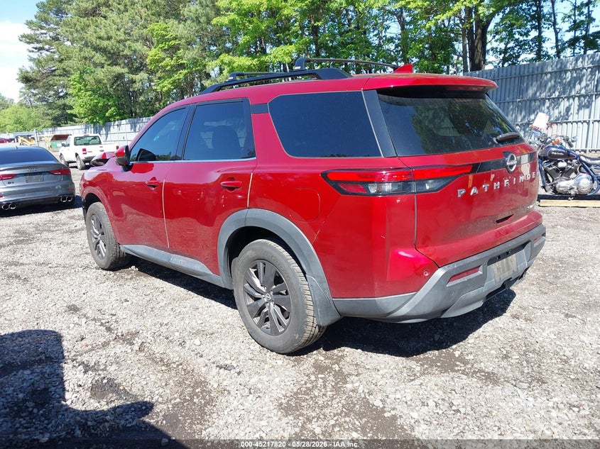 2022 Nissan Pathfinder VIN 5N1DR3BD9NC210803 IAAI salvage auction — FRONT END, Salvage Title, sold $7,700 on 2026-07-22 (photo 3)