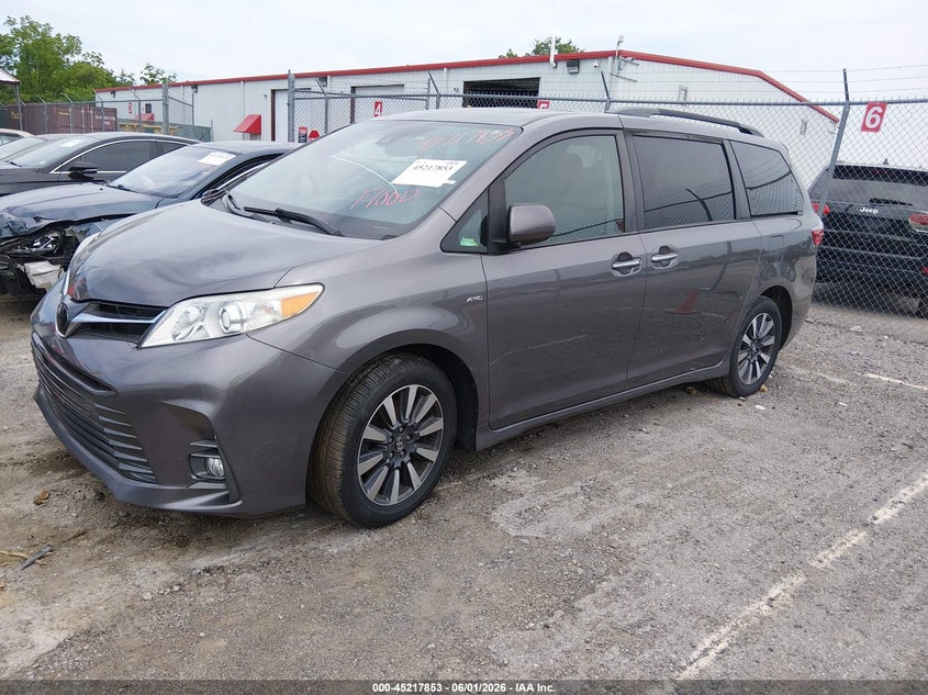 2020 Toyota Sienna VIN 5TDDZ3DCXLS239764 IAAI salvage auction — WATER/FLOOD, Original (Kentucky), sold $4,650 on 2026-07-27 (photo 2)