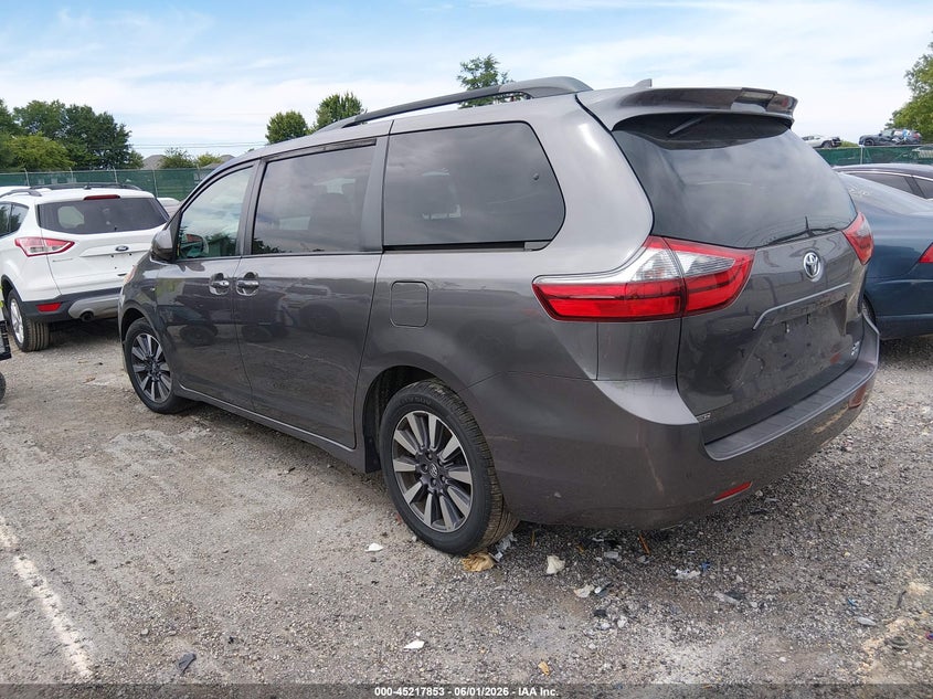 2020 Toyota Sienna VIN 5TDDZ3DCXLS239764 IAAI salvage auction — WATER/FLOOD, Original (Kentucky), sold $4,650 on 2026-07-27 (photo 3)