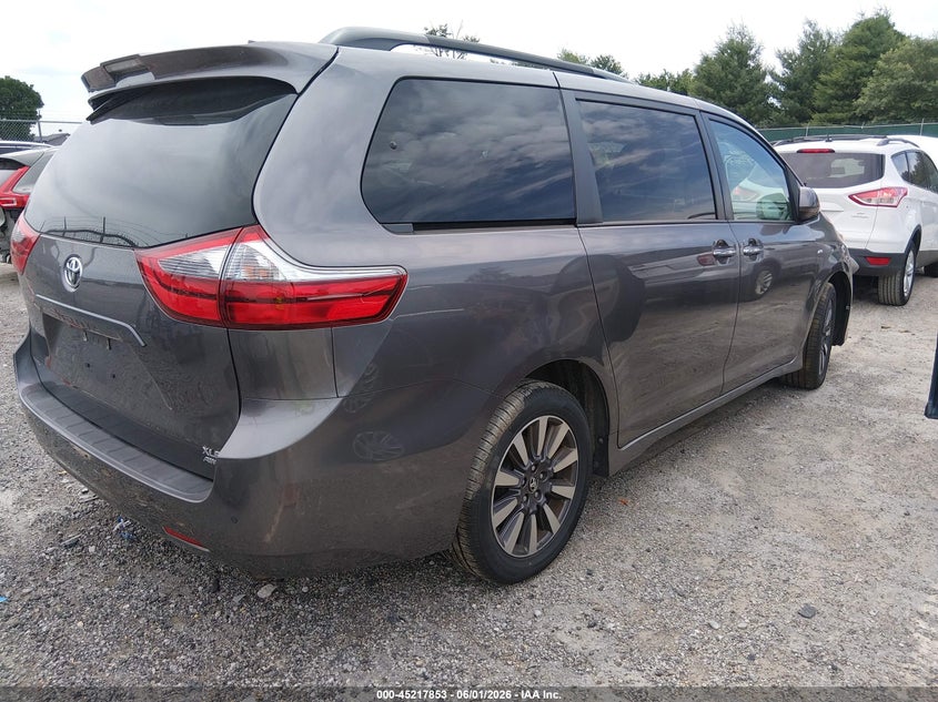 2020 Toyota Sienna VIN 5TDDZ3DCXLS239764 IAAI salvage auction — WATER/FLOOD, Original (Kentucky), sold $4,650 on 2026-07-27 (photo 4)