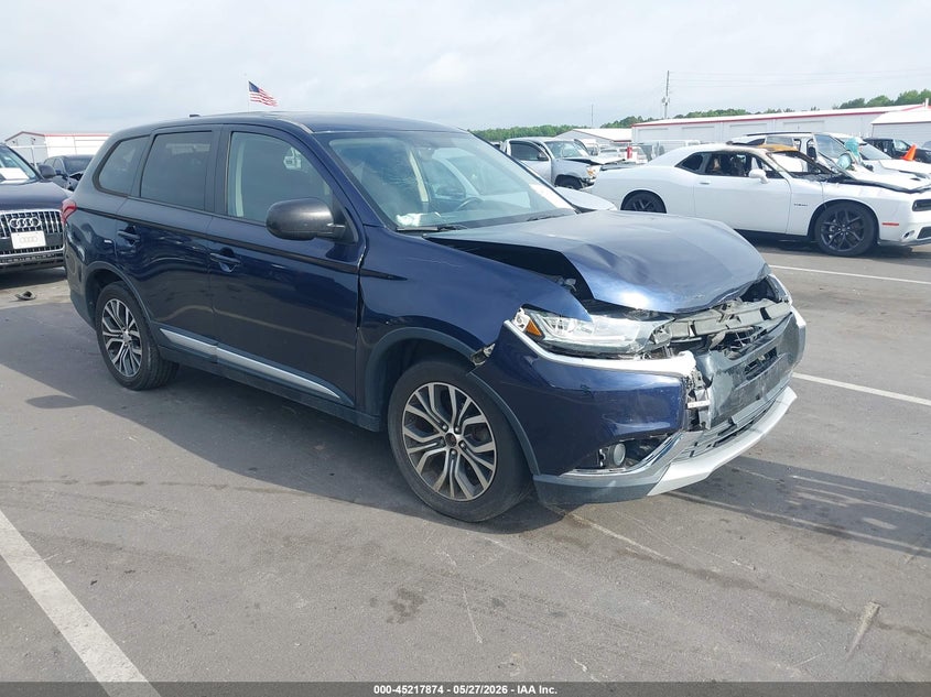 2017 Mitsubishi Outlander VIN JA4AD2A31HZ012382 IAAI salvage auction — FRONT END, Salvage (North Carolina), sold $1,750 on 2026-07-08 (photo 1)