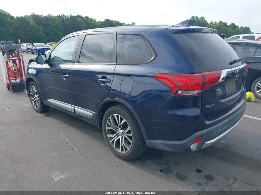 2017 Mitsubishi Outlander VIN JA4AD2A31HZ012382 IAAI salvage auction — FRONT END, Salvage (North Carolina), sold $1,750 on 2026-07-08 (photo 3)