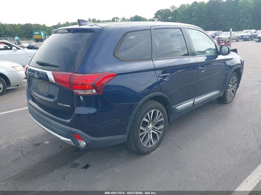 2017 Mitsubishi Outlander VIN JA4AD2A31HZ012382 IAAI salvage auction — FRONT END, Salvage (North Carolina), sold $1,750 on 2026-07-08 (photo 4)