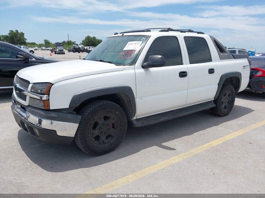 2004 Chevrolet Avalanche VIN 3GNEC12T44G318271 IAAI salvage auction — HAIL, Original (Texas), sold $700 on 2026-07-09 (photo 2)