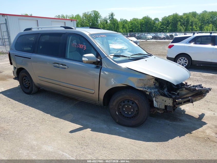 2011 Kia SEDONA VIN KNDMG4C78B6406623 IAAI salvage auction — FRONT END, Mv-907A (New York), sold $450 on 2026-07-07 (photo 1)