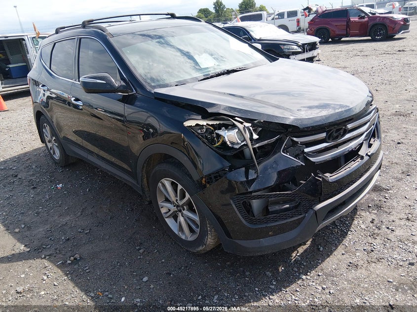 2015 Hyundai Santa fe VIN 5XYZU3LA6FG245826 IAAI salvage auction — FRONT END, Salvage Title, sold $1,200 on 2026-07-15 (photo 1)