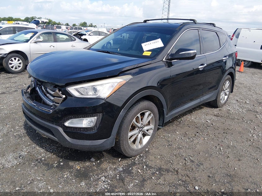 2015 Hyundai Santa fe VIN 5XYZU3LA6FG245826 IAAI salvage auction — FRONT END, Salvage Title, sold $1,200 on 2026-07-15 (photo 2)