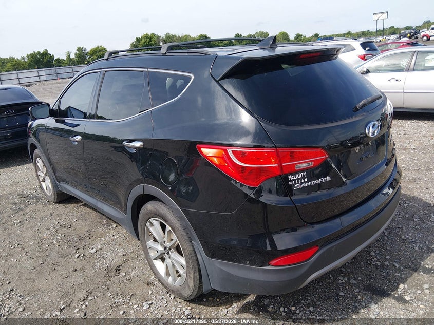 2015 Hyundai Santa fe VIN 5XYZU3LA6FG245826 IAAI salvage auction — FRONT END, Salvage Title, sold $1,200 on 2026-07-15 (photo 3)
