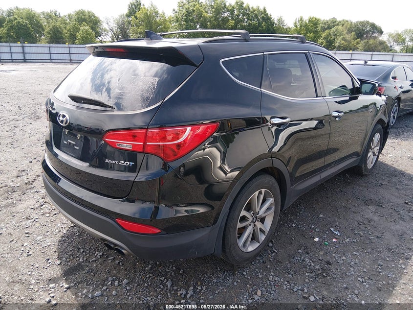 2015 Hyundai Santa fe VIN 5XYZU3LA6FG245826 IAAI salvage auction — FRONT END, Salvage Title, sold $1,200 on 2026-07-15 (photo 4)
