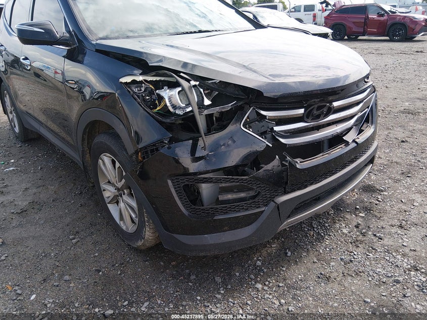 2015 Hyundai Santa fe VIN 5XYZU3LA6FG245826 IAAI salvage auction — FRONT END, Salvage Title, sold $1,200 on 2026-07-15 (photo 6)