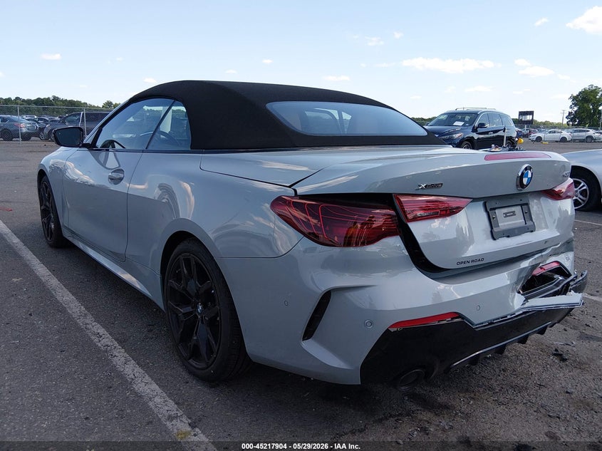 2026 BMW 4er VIN WBA53DB07TCW14108 IAAI salvage auction — REAR END, Salvage Title, sold $38,150 on 2026-07-13 (photo 3)