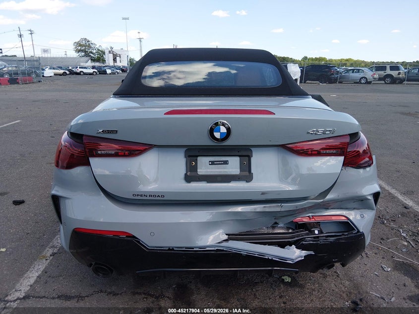 2026 BMW 4er VIN WBA53DB07TCW14108 IAAI salvage auction — REAR END, Salvage Title, sold $38,150 on 2026-07-13 (photo 6)
