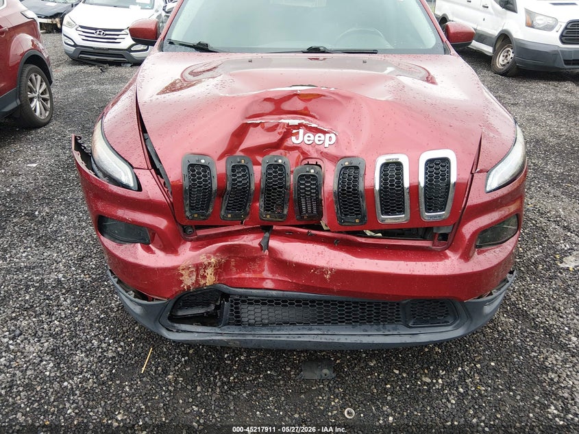 2016 Jeep Cherokee VIN 1C4PJMCS1GW326400 IAAI salvage auction — FRONT END, Salvage (South Carolina), sold $750 on 2026-07-24 (photo 6)